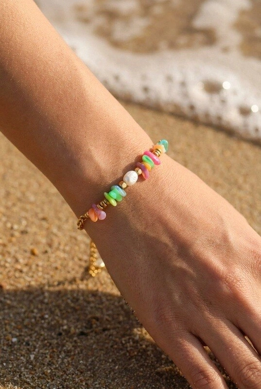 Stainless steel bracelet — Multicolor