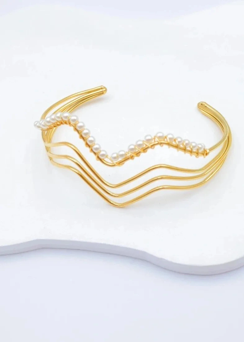 Stainless steel bangle bracelet 2