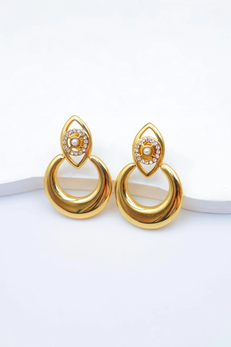 Boucles d'oreilles en acier inoxydable 2