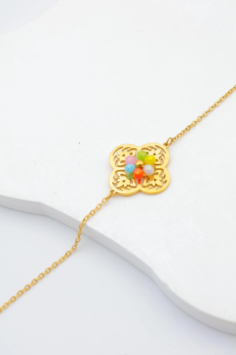 Stainless steel bracelet — Multicolor