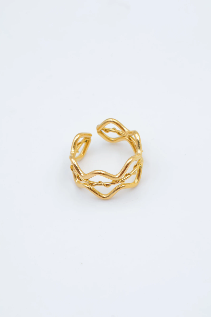 Adjustable stainless steel ring 2