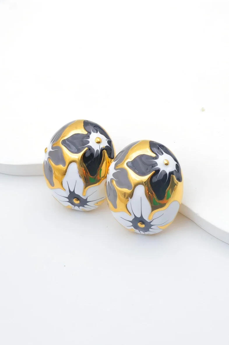 Boucles d'oreilles en acier inoxydable 4