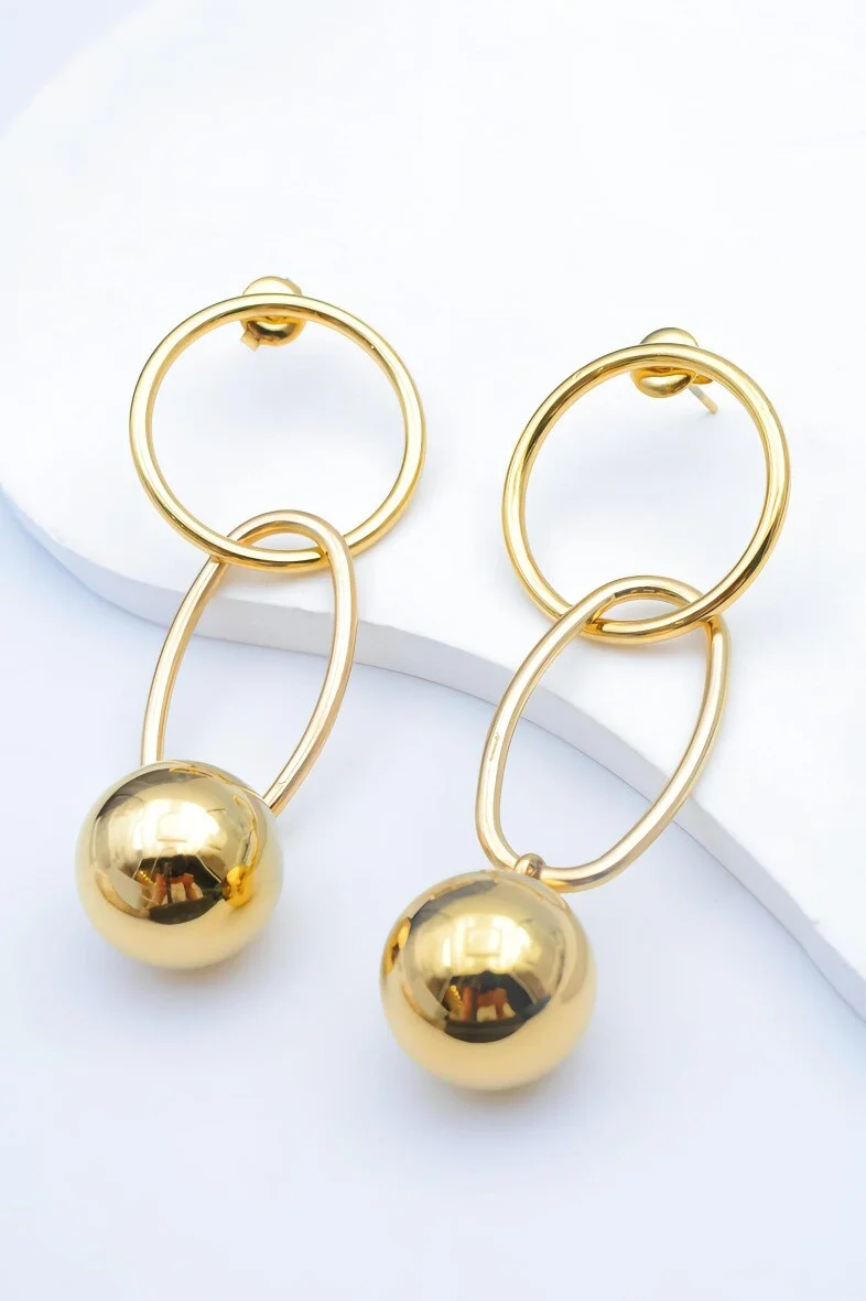 Boucles d'oreilles en acier inoxydable 2