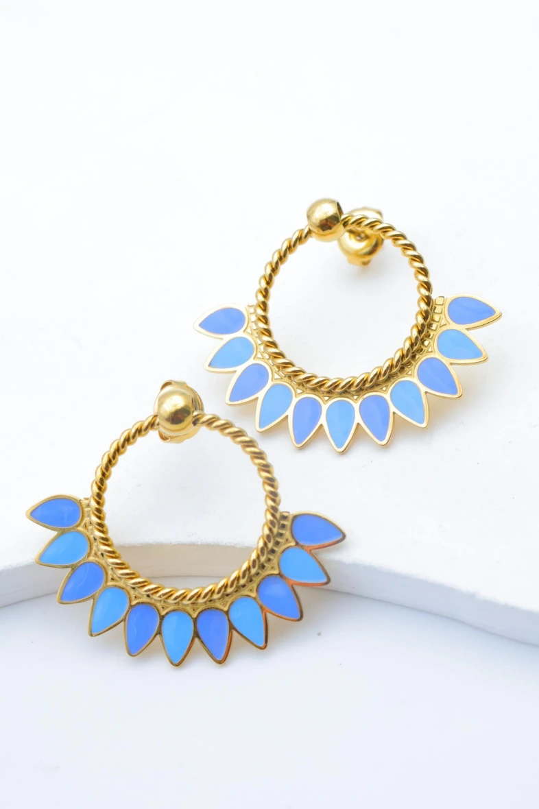 Boucles d'oreilles en acier inoxydable 4