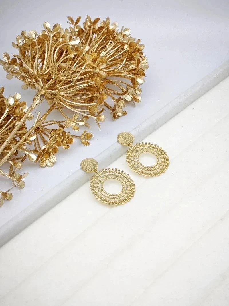 Boucles d'oreilles en acier inoxydable 2