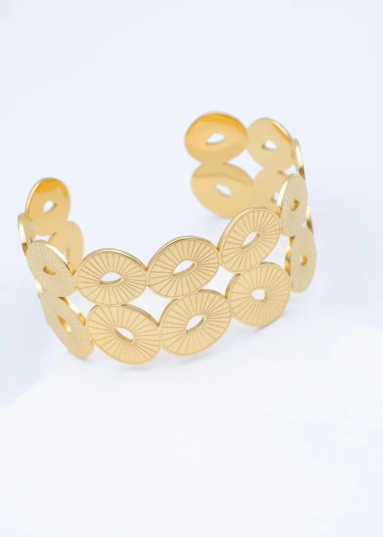 Stainless steel bangle bracelet 2