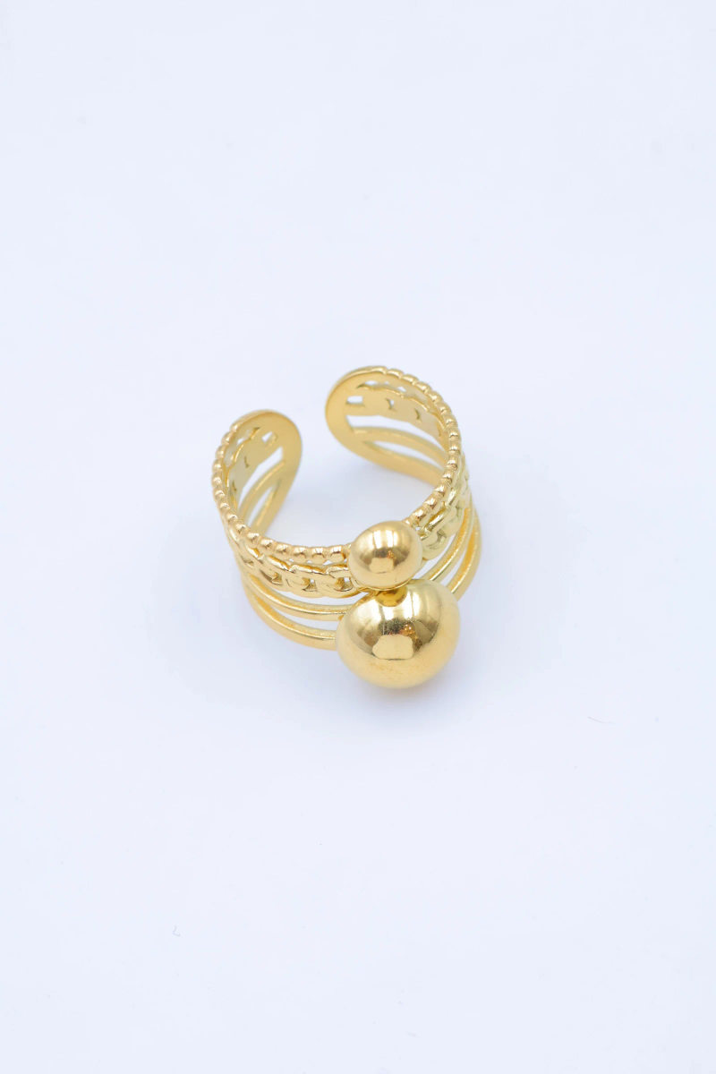 Bague ajustable en acier inoxydable 2