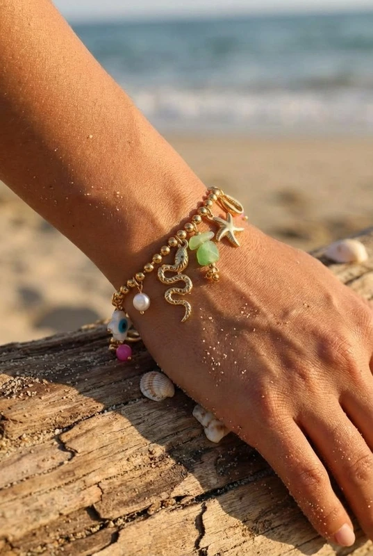 Bracelet en acier inoxydable — Multicolore