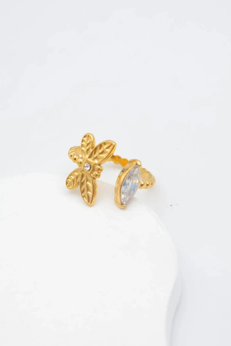 Bague en acier inoxydable ajustable 2