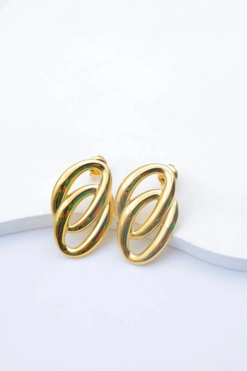Boucles d'oreilles en acier inoxydable 2