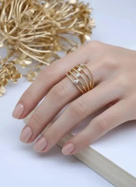 Adjustable stainless steel ring 2