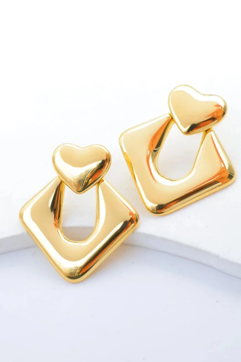 Stainless steel earrings 2