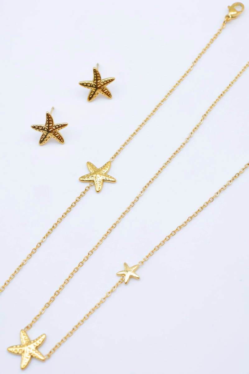 Stainless steel jewelry set 2