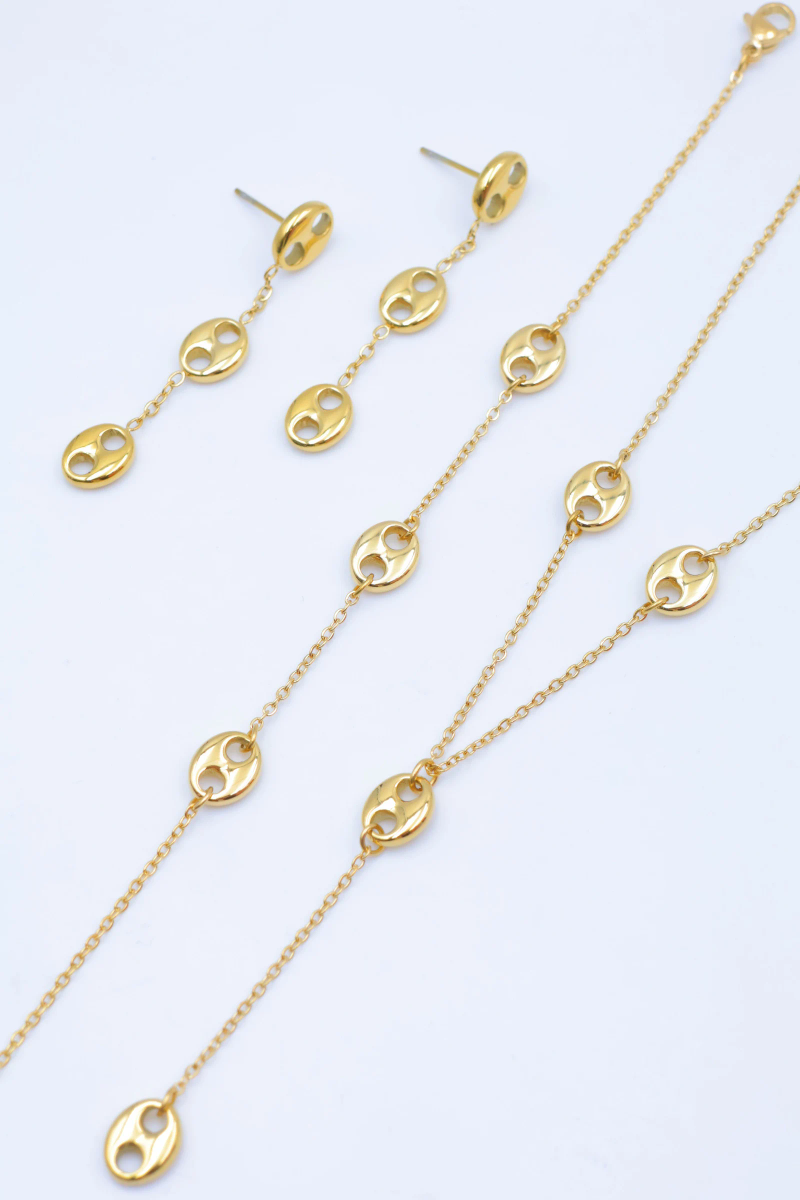Stainless steel jewelry set 2