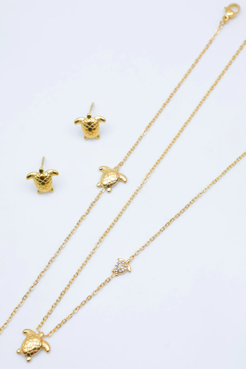 Stainless steel jewelry set 2