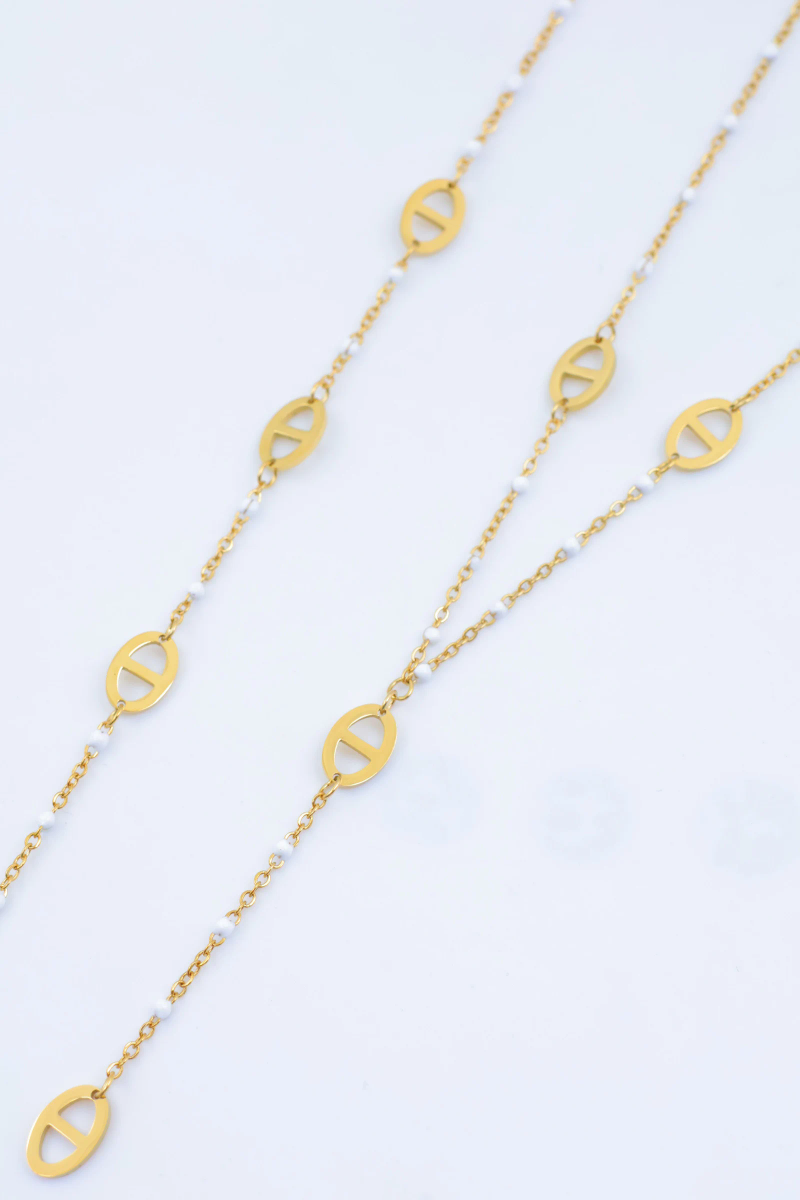Parure de bijoux en acier inoxydable