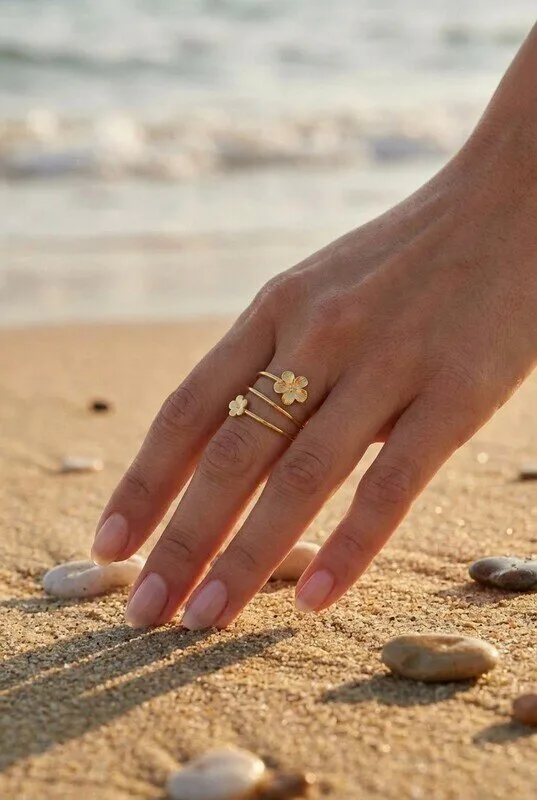 Adjustable stainless steel ring 2