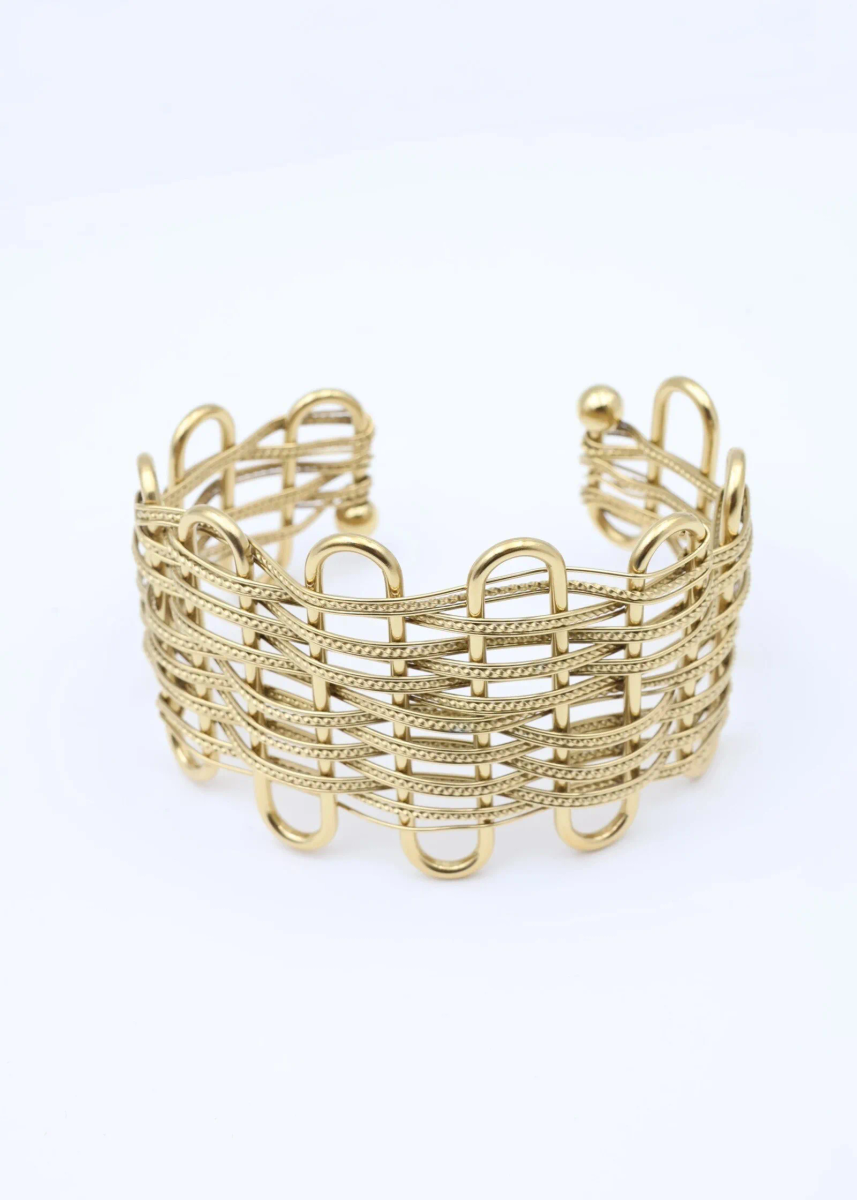 Stainless steel bangle bracelet 2