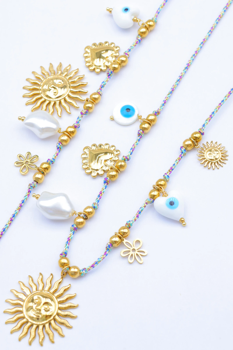 Stainless steel jewelry set — Multicolor