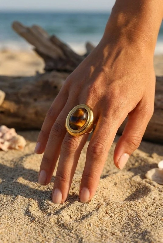 Bague en acier inoxydable ajustable 2