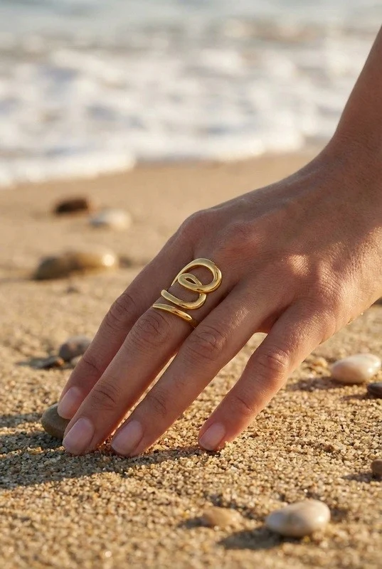 Adjustable stainless steel ring 2