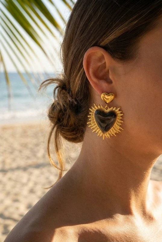 Boucles d'oreilles en acier inoxydable 2