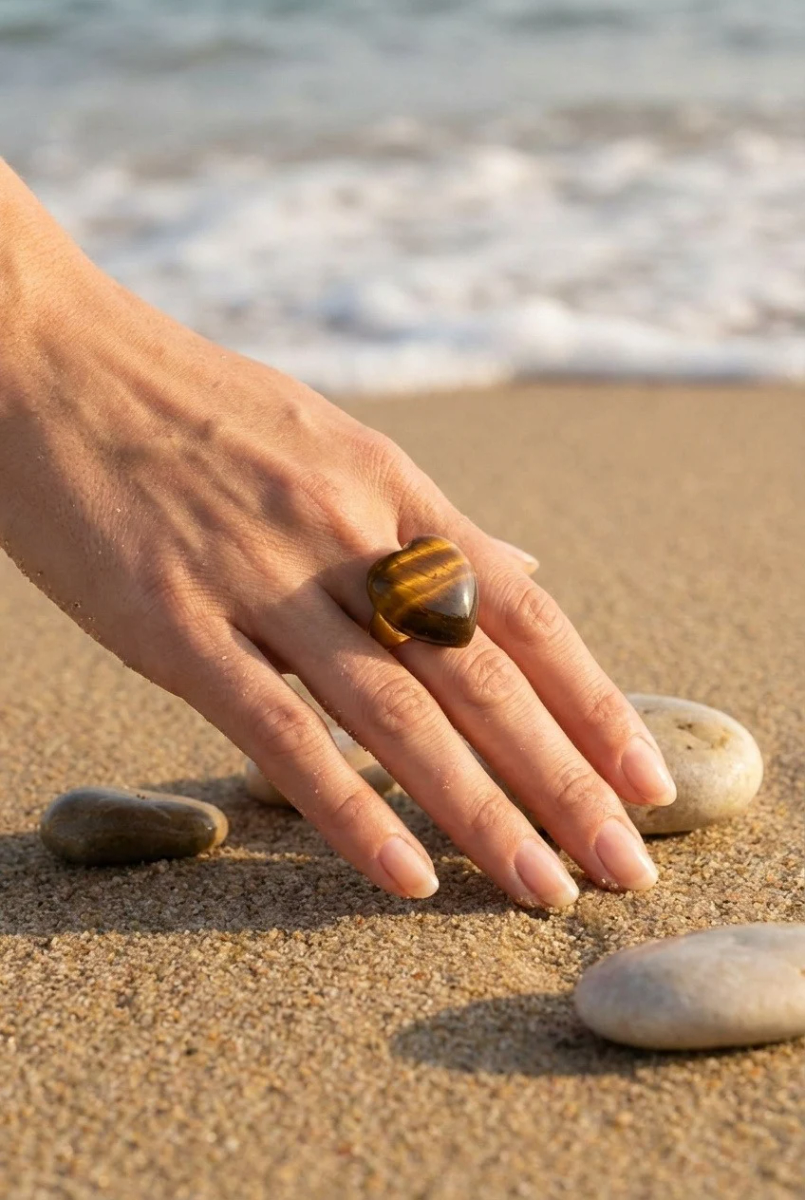 Bague ajustable en acier inoxydable 2