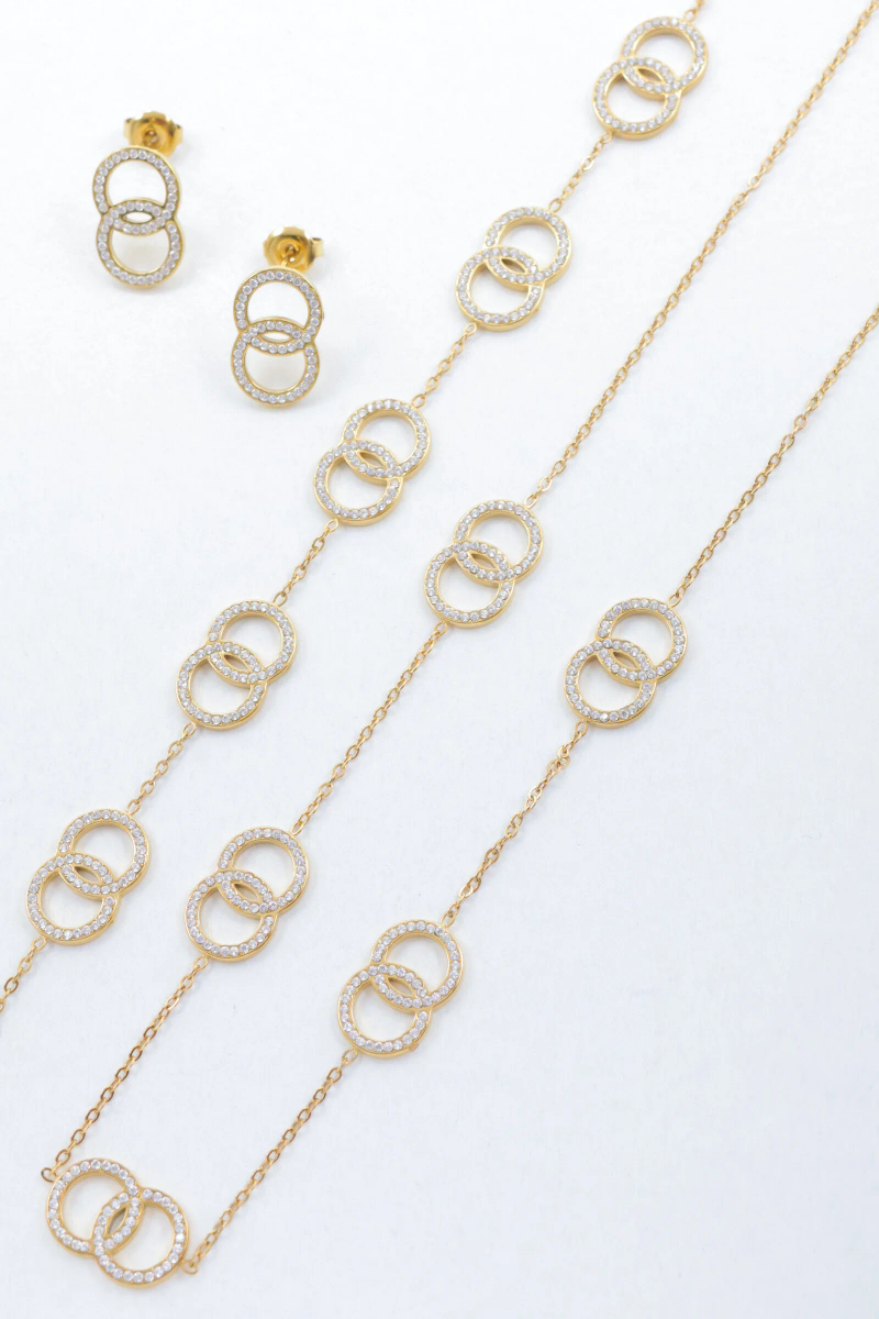 Stainless steel jewelry set 2