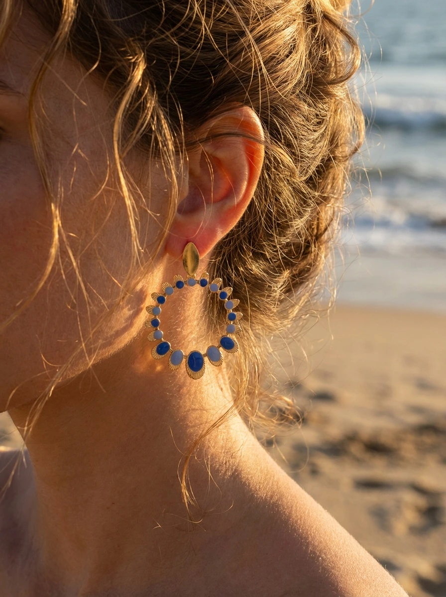 Boucles d'oreilles en acier inoxydable 2