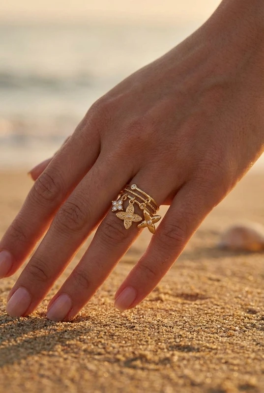 Adjustable stainless steel ring 2