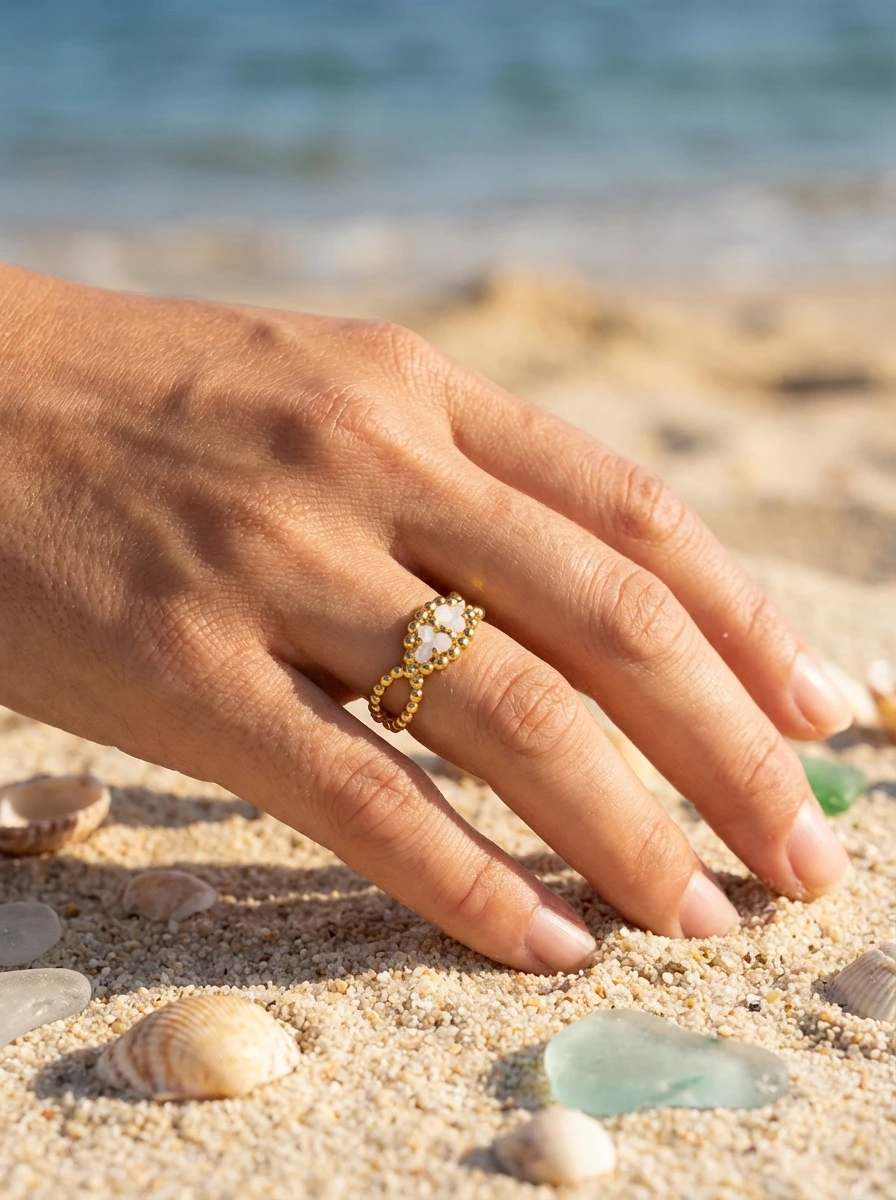Adjustable stainless steel ring 2