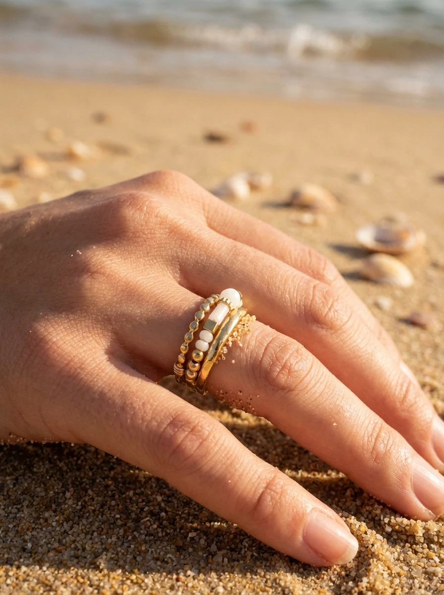 Bague en acier inoxydable ajustable 2