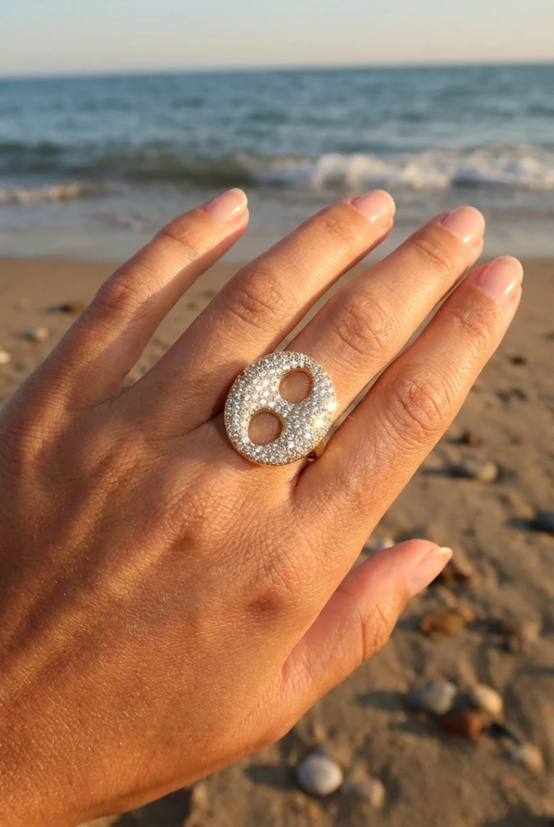 Adjustable stainless steel ring 2