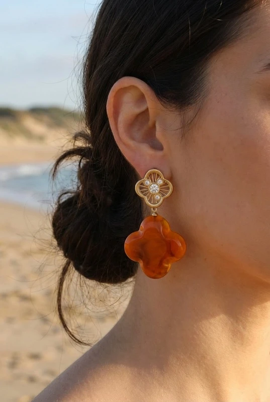 Boucles d'oreilles en acier inoxydable 2