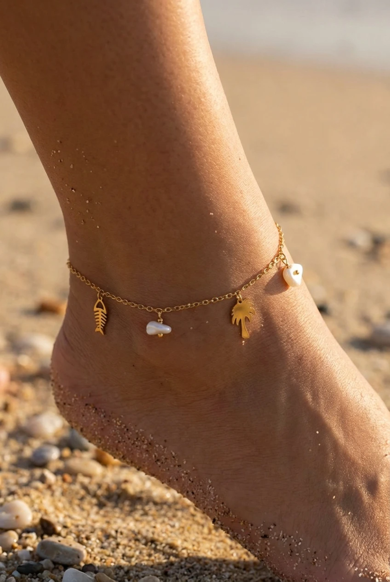 Stainless steel ankle chain 2
