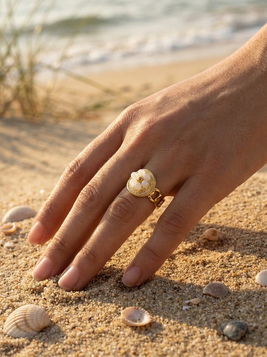 Bague en acier inoxydable ajustable 2