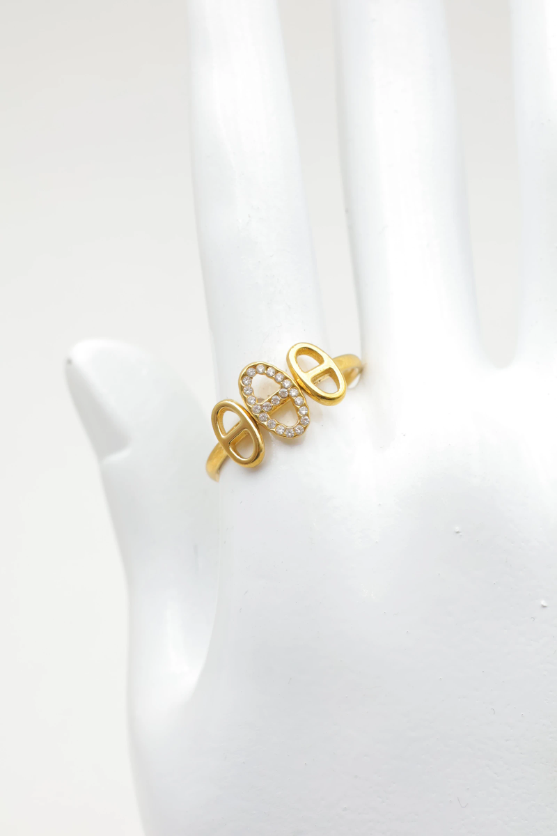 Bague ajustable en acier inoxydable 2