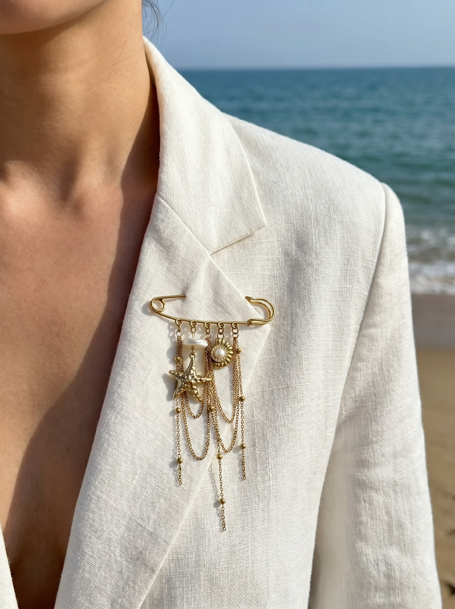 Broche en acier inoxydable