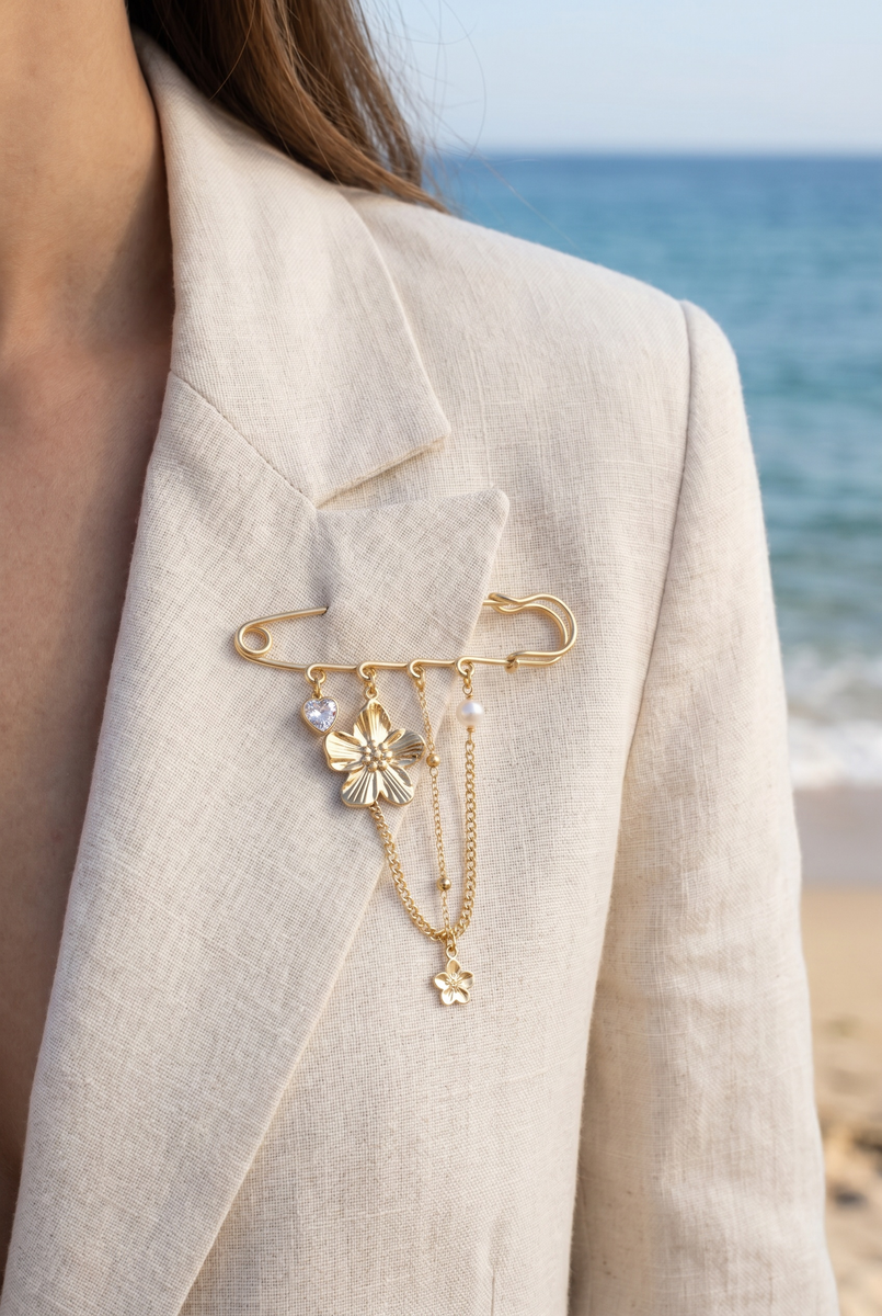 Broche en acier inoxydable