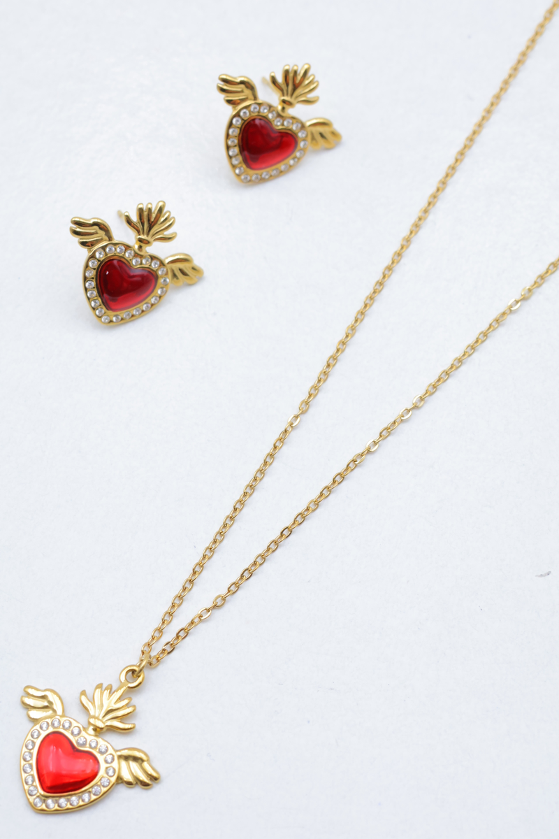 Parure de bijoux en acier inoxydable 3