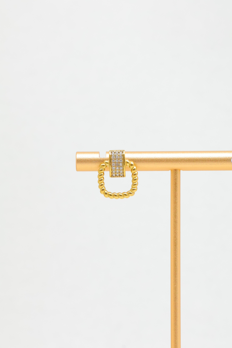 Boucles d'oreilles en acier inoxydable