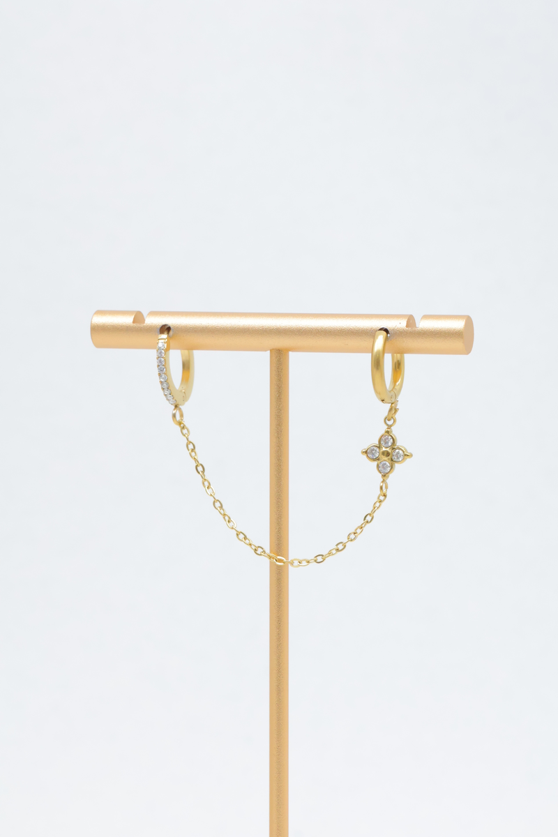 Boucles d'oreilles en acier inoxydable