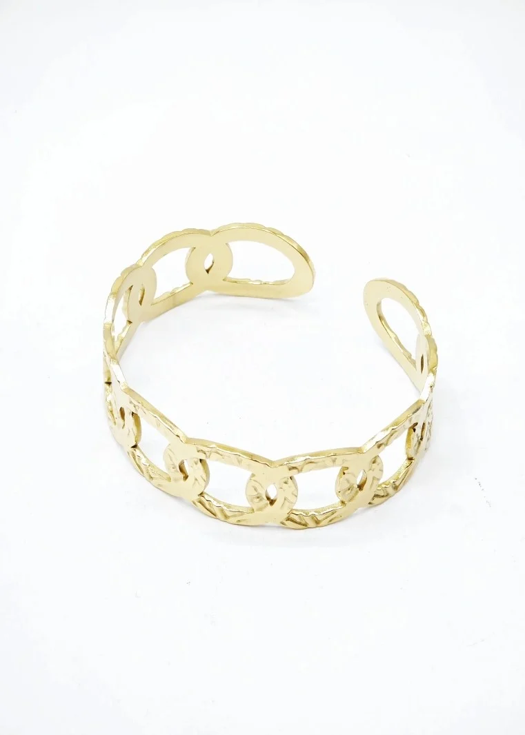 Stainless steel bangle bracelet 2