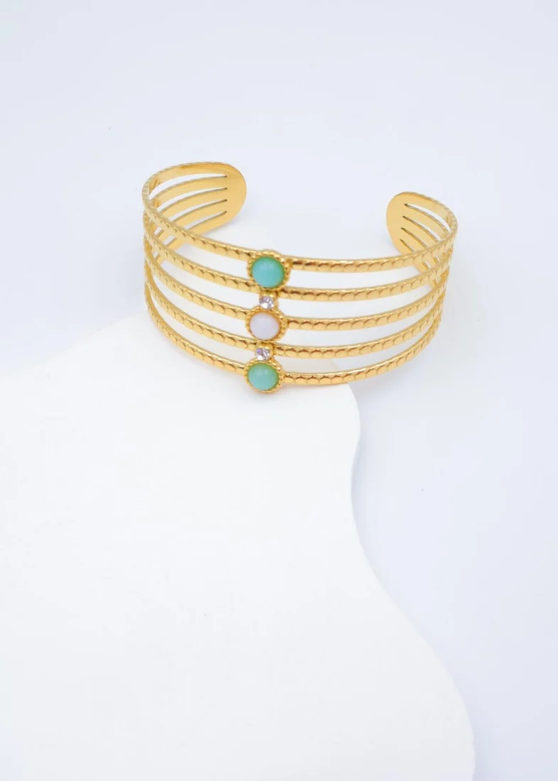 Stainless steel bangle bracelet 2