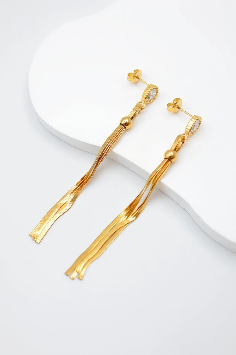 Boucles d'oreilles en acier inoxydable 2