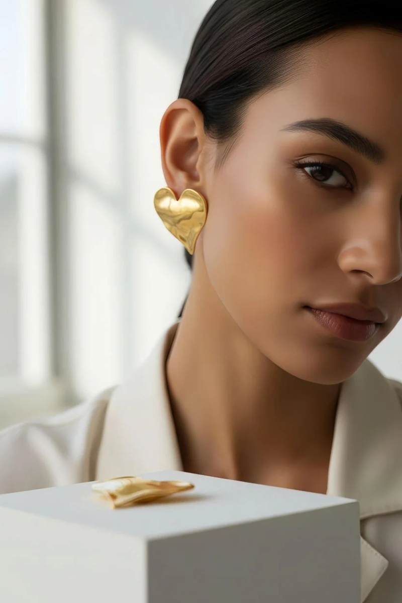 Boucles d'oreilles en acier inoxydable 2