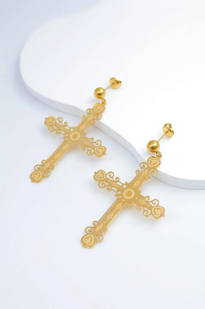 Stainless steel earrings 2