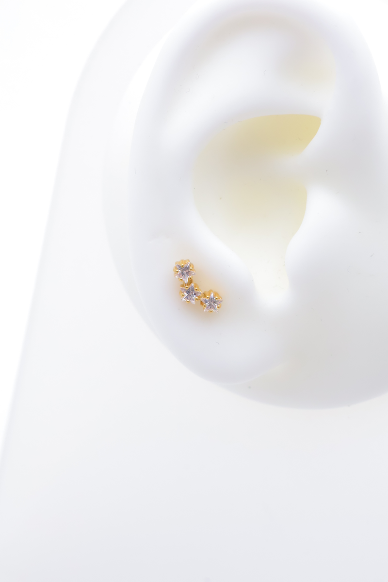 Piercing d'oreille en acier inoxydable