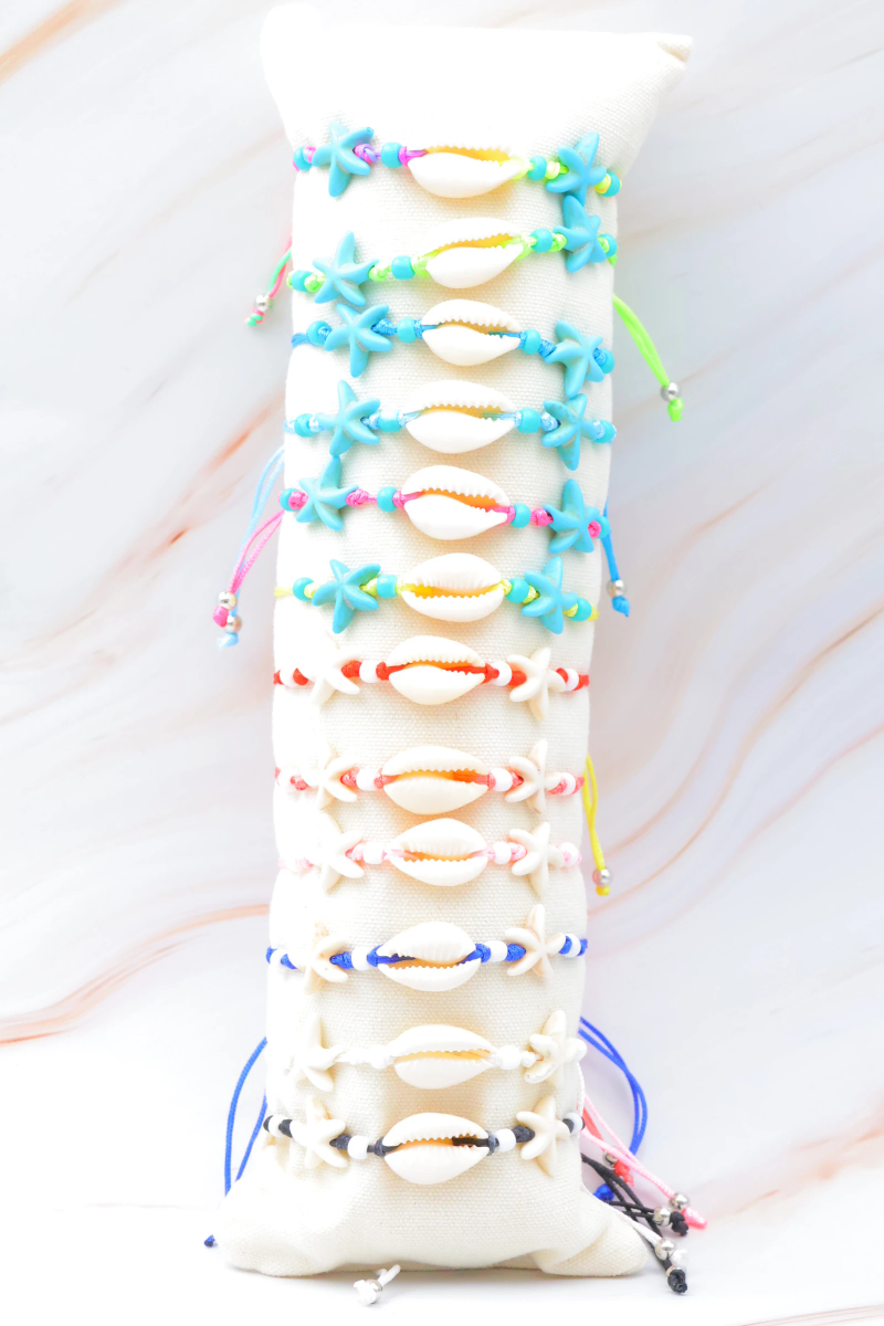 Set of 12 bracelets in métal with coussin — Multicolor