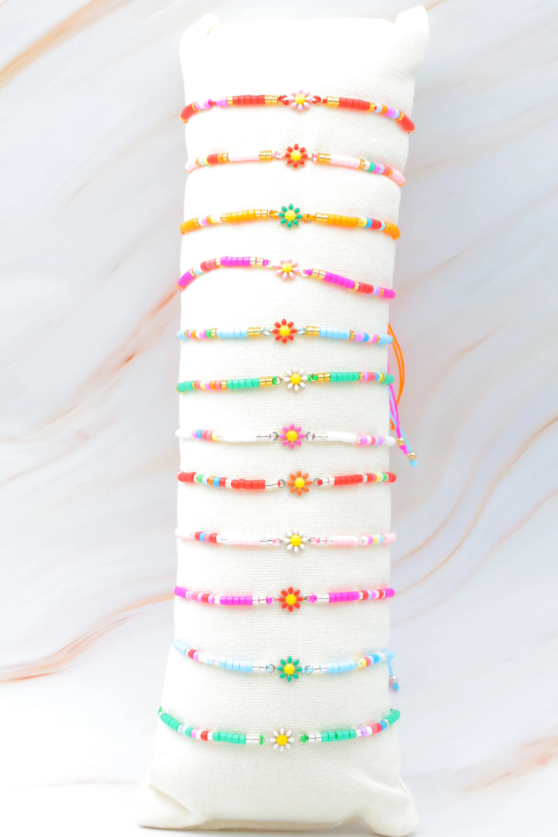Set of 12 bracelets in métal with coussin — Multicolor